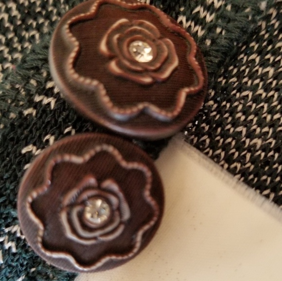 Vintage Retro Stretch Blazer in Forest Green, M - Picture 6 of 7